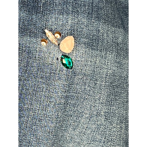 SO slimming girlfriend, slim leg, ankle jeans by Chicos denim sequence 5pocket - Picture 12 of 14